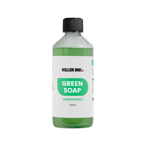 Flacone da 500 ml di sapone verde concentrato Killer Ink