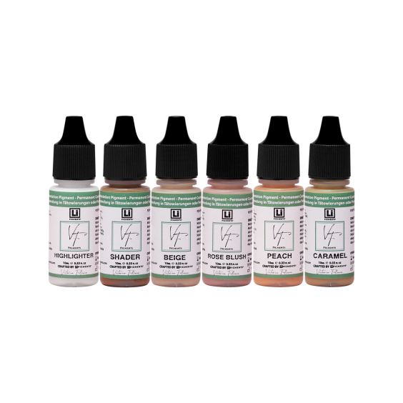 Li Pigments x Victoria Felicia Set Pigmenti Areola 3D - 6x 10ml