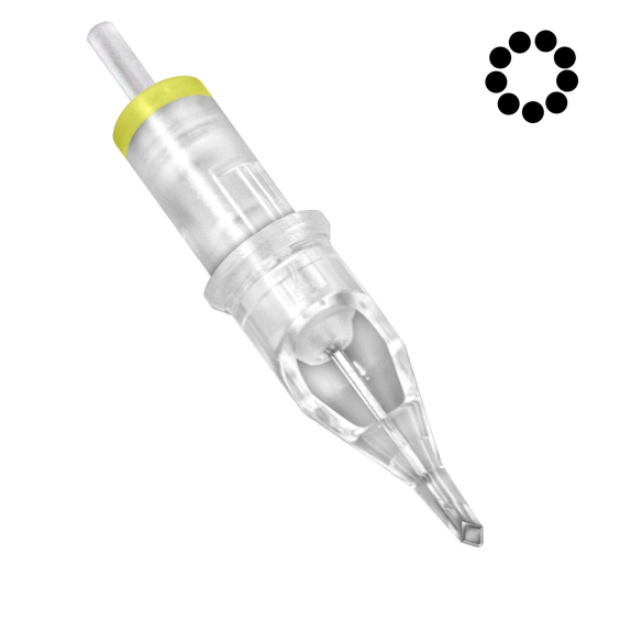 Confezione da 20 cartucce Magic Moon 0,30MM Diamond Round Shader Long Taper