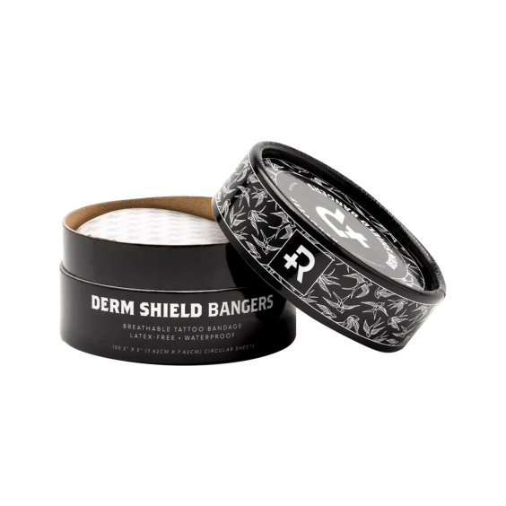 Recovery Derm Shield Bangers - Fogli da 7,6 cm x 7,6 cm (3" x 3") - Confezione da 100