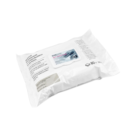 Confezione da 80 Unigloves Wet Wipes Plus senza aldeidi (250mm x 250mm)