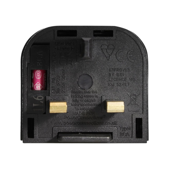 BCA - Spina convertitore UE (2 pin) a UK 3A