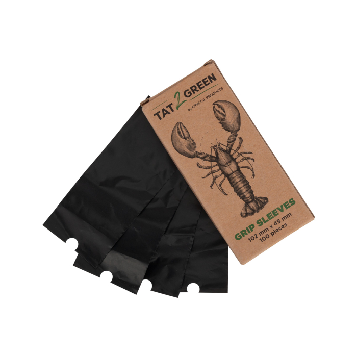 Confezione da 100 Tat2Green - Coperture Nere per Impugnature Protettive