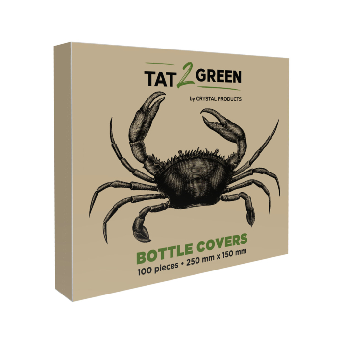 Confezione da 100 Tat2Green - Copribottiglia Neri