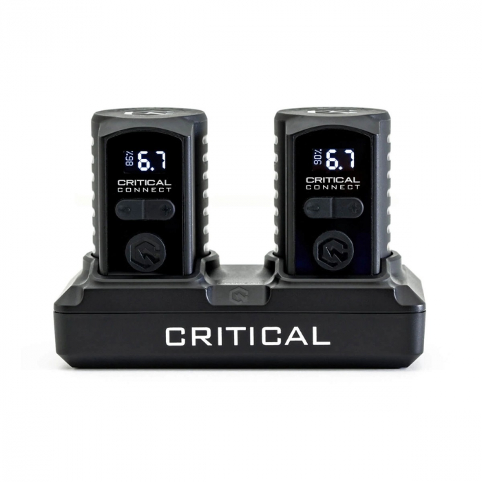 Pacchetto batterie universali Critical Connect (due batterie + dock +  pedale)