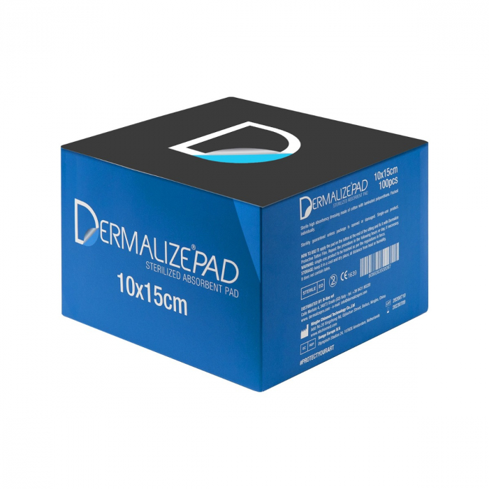 Dermalize Pad - Tamponi assorbenti sterilizzati - Scatola da 100