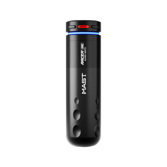 Penna per tatuaggi wireless Dragonhawk Mast Racer Pro con 2 batterie - Nero - Corsa 4,2 mm