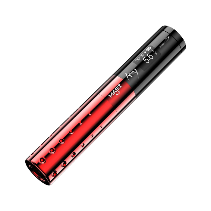 Penna per tatuaggi Dragonhawk Mast Tour Amy - Rossa - Corsa 4,0 mm