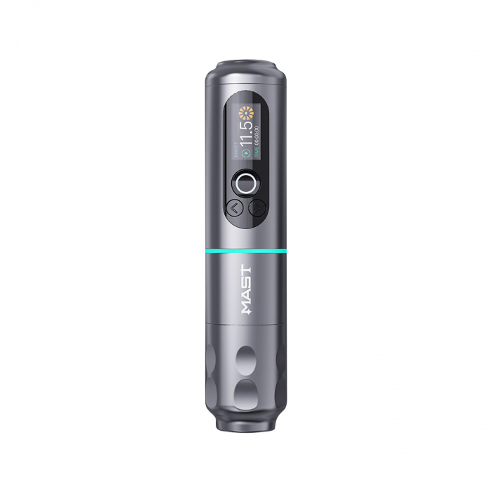 Macchina per tatuaggi wireless Dragonhawk Mast Archer 2 - Grigio - Corsa 3,5 mm