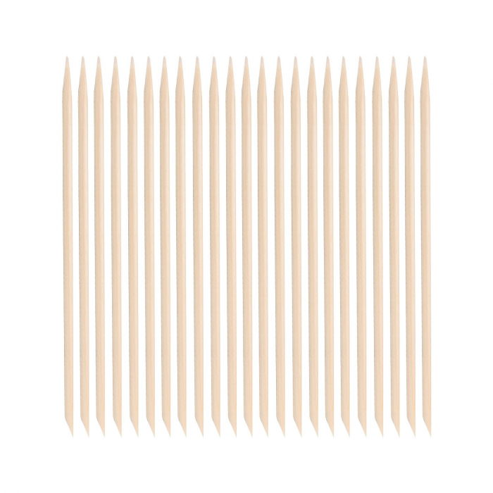 Pacchetto da 100 Bastoncini in Legno Swizzle per Cera