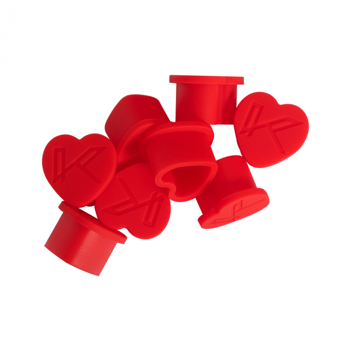 Tappini per inchiostro in silicone a forma di cuore Killer Beauty