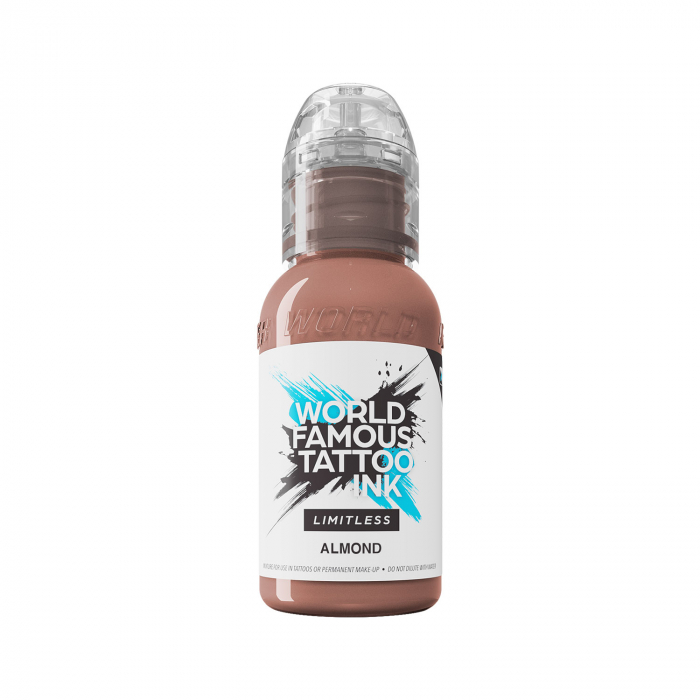 Inchiostro per tatuaggi World Famous Limitless - Pink Ribbon - Almond - 30 ml