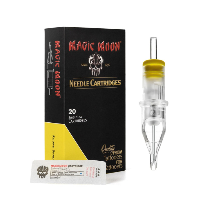 Confezione da 20 cartucce Magic Moon 0,35MM Round Shader Medium Taper