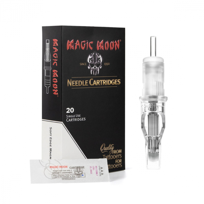 Confezione da 20 cartucce Magic Moon 0,30MM Soft Edge Magnum Long Taper