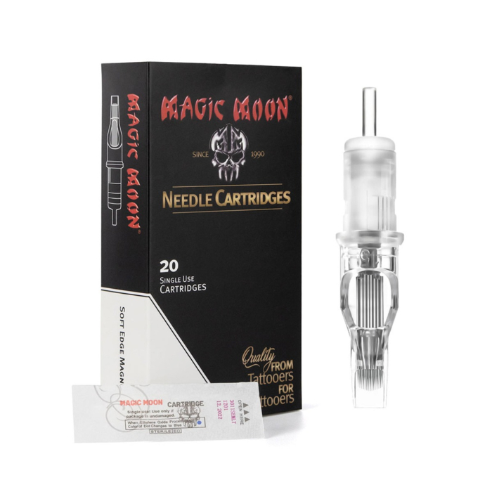 Confezione da 20 cartucce Magic Moon 0,35MM Soft Edge Magnum Long Taper