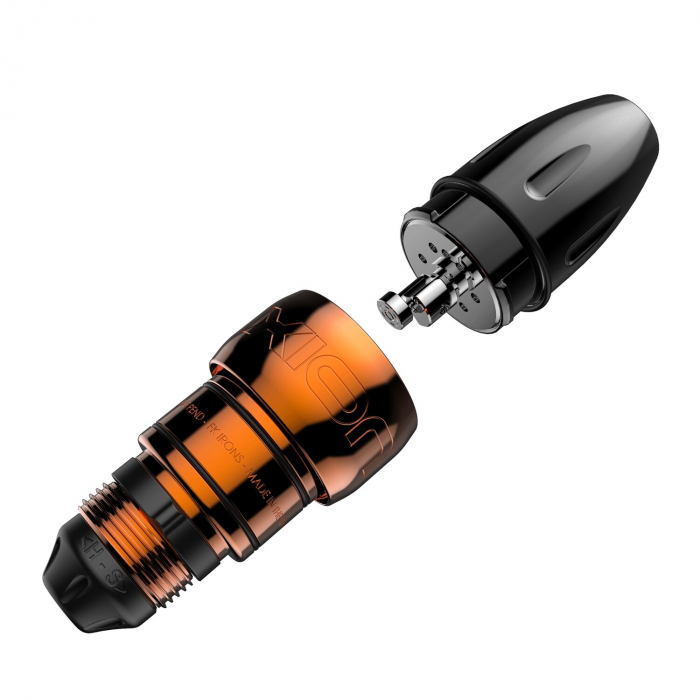 Macchina rotativa FK Irons Spektra Xion in Black/ Tangerine
