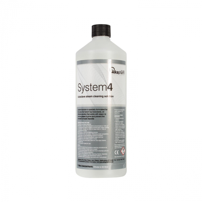 Soluzione Detergente a Vapore per Autoclave System 4 1L