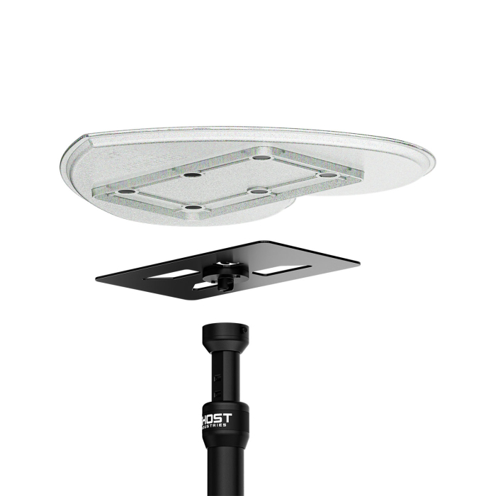 Top vassoio Ghost Heart Glitter - Sistema completo portatile per vassoio carrello