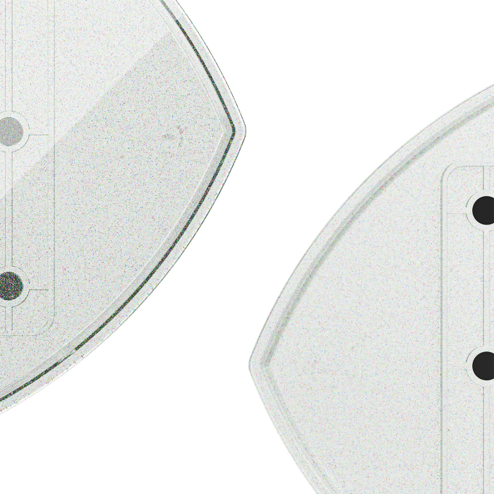 Top vassoio Ghost Heart Glitter - Sistema completo portatile per vassoio carrello