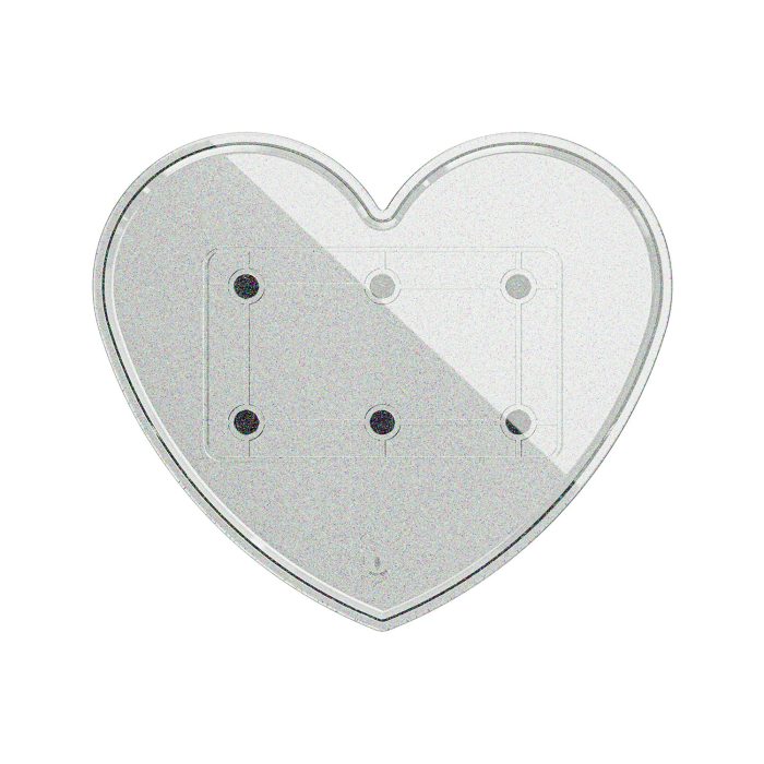 Top vassoio Ghost Heart Glitter - Sistema completo portatile per vassoio carrello