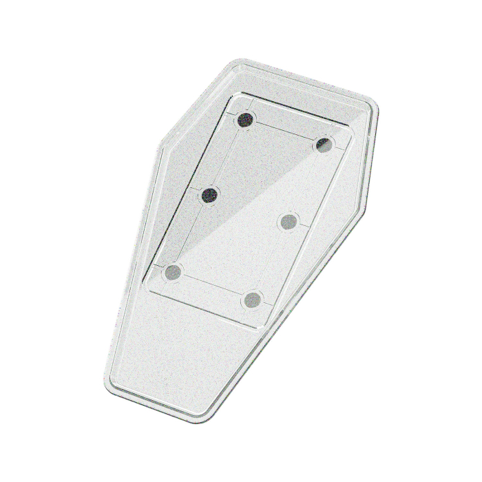 Top vassoio Ghost Coffin - Sistema completo Lite per vassoio carrello