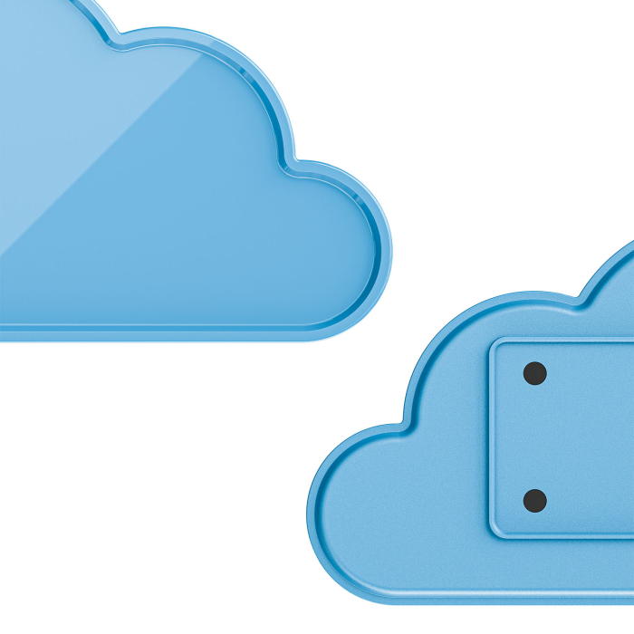 Top vassoio Ghost Cloud - Sistema completo Lite per vassoio carrello