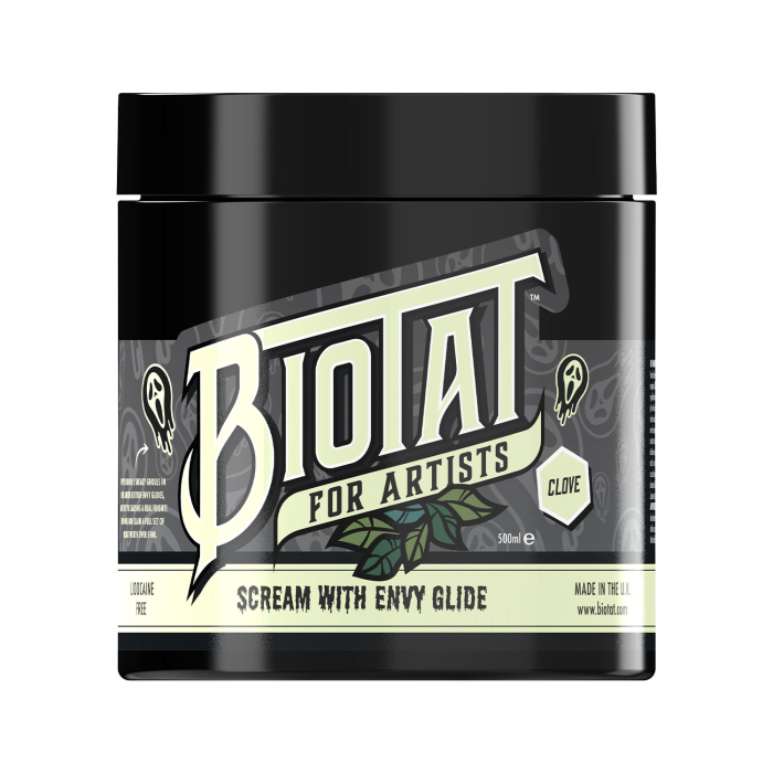 BIOTAT Tattoo Glide Anestetico SCREAM con Envy Edizione Limitata 500 ml