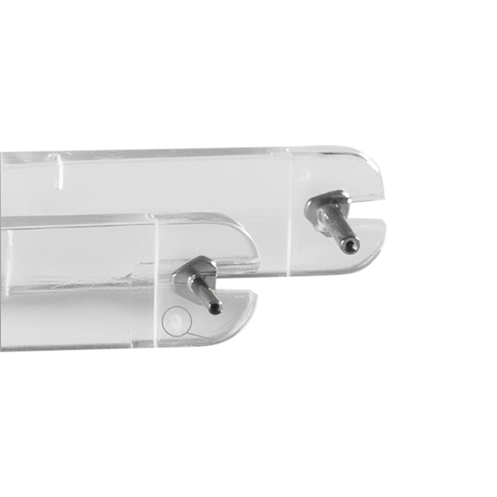 Confezione da 100 pinze sterili monouso Snaptile triangolari aperte per piercing