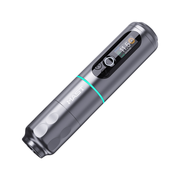 Macchina per tatuaggi wireless Dragonhawk Mast Archer 2 - Grigio - Corsa 3,5 mm