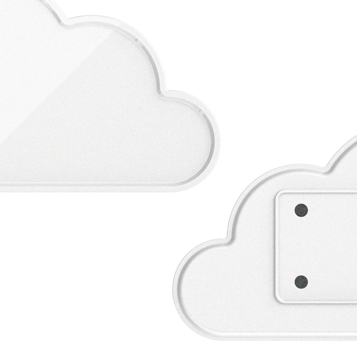 Top vassoio Ghost Cloud - Sistema completo Lite per vassoio carrello