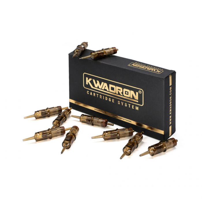 Confezione da 20 cartucce Kwadron Hybrid System Long Taper - Round Liner