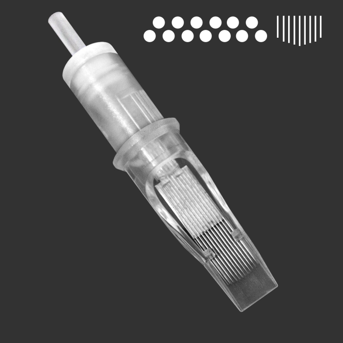 Confezione da 20 cartucce Magic Moon 0,25MM Soft Edge Magnum Long Taper