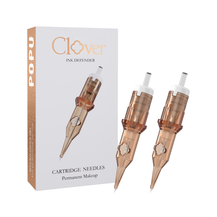 Box of 20 Popu Beauty Clover Cartridges Curved Flat