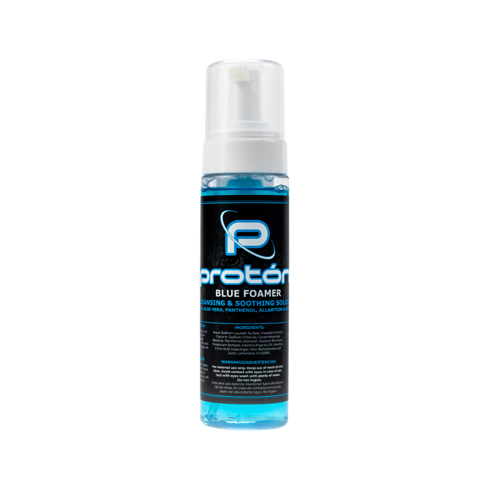 Proton - Blue Cleansing Foam Proton Concentrated con Pantenolo, Alantoina e Aloe Vera 220ml (7,4oz)