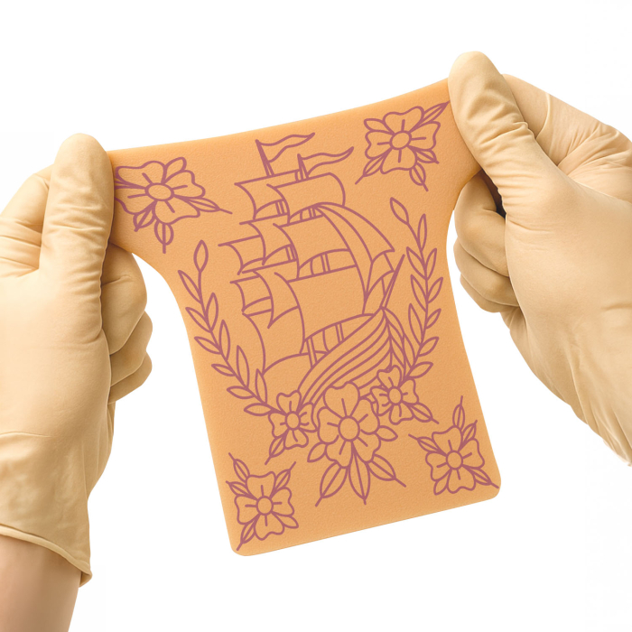 Set di 5 cuscinetti in pelle sintetica prestampata Skins® - Extra Soft