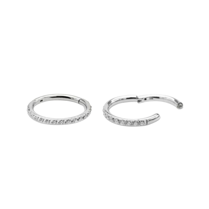 Clicker in titanio con gioiello Tilum