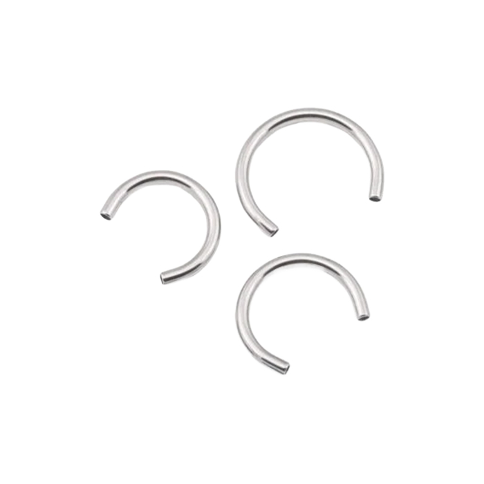 Perno per barbell circolare in titanio Tilum con filettatura interna