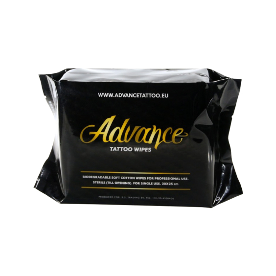 Confezione da 20 salviette biodegradabili Advance Tattoo 135x105x55mm
