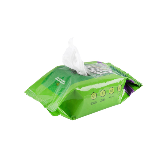 Confezione da 40 salviette di sapone verde anestetico BIOTAT
