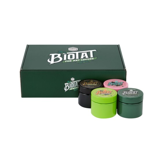 Scatola da 12 BIOTAT Tattoo Soft Butter assortiti 50 ml (Espositore da Studio)