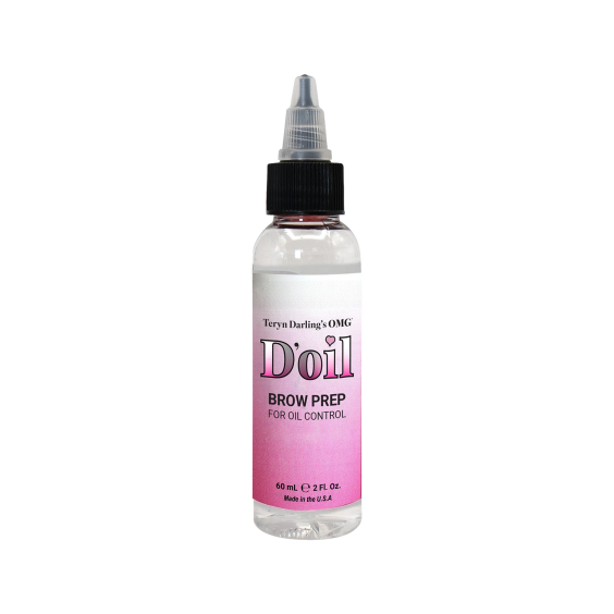 OMG D'oil - Prodotto per il controllo del sebo e la preparazione della pelle prima del trattamento, per artisti PMU - 60 ml