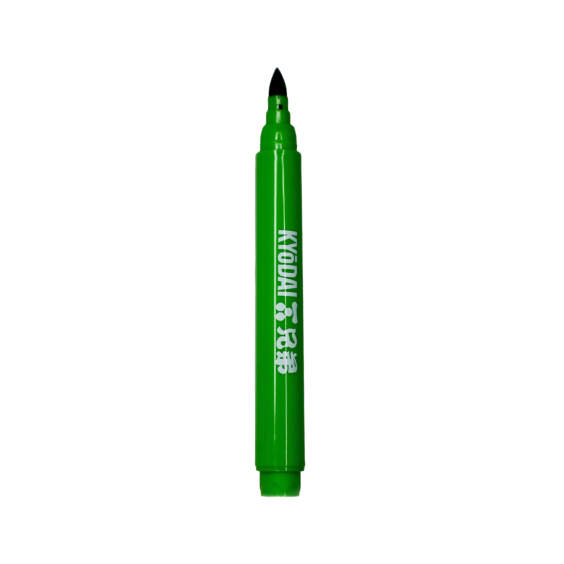 Confezione da 5 pennarelli a punta rigida Kyodai Firm Tip Brush Pen - Verde Midori