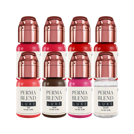 Inchiostro PMU Perma Blend Luxe - Set Carla Ricciardone Enhance - 8 x 15 ml