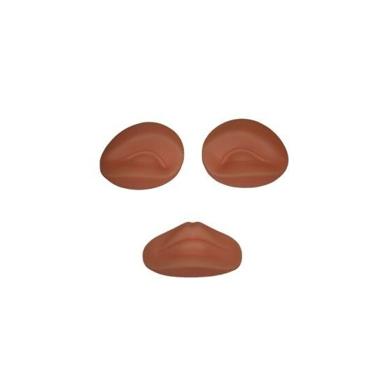 Set di Occhi e Labbra di Ricambio per Testa da Pratica