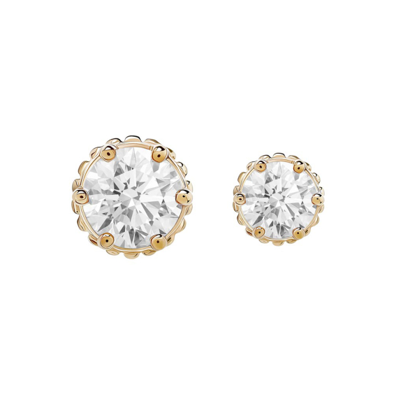 Corona senza filettatura Tilum con gioiello in oro 14kt