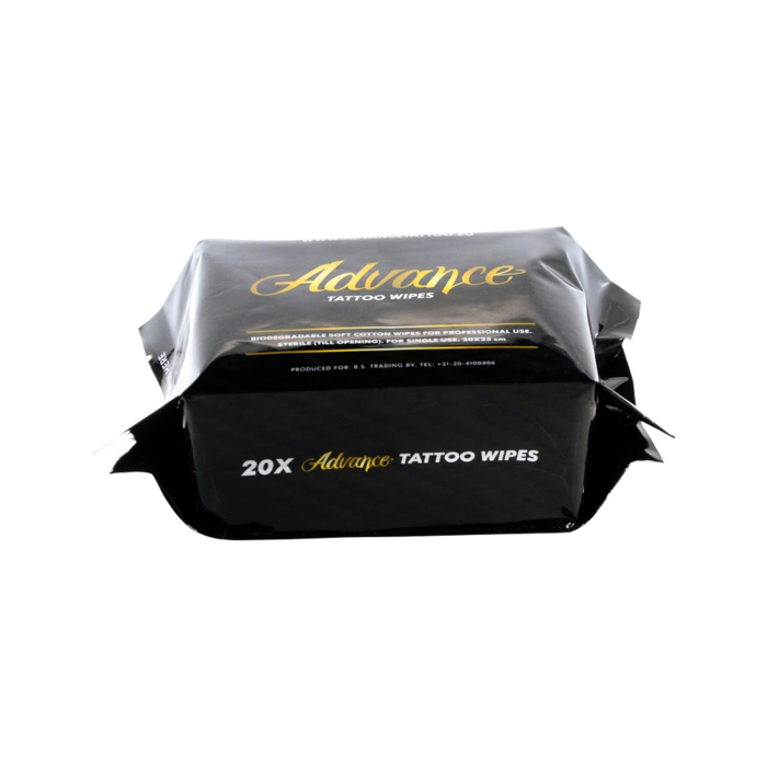 Confezione da 20 salviette biodegradabili Advance Tattoo 135x105x55mm