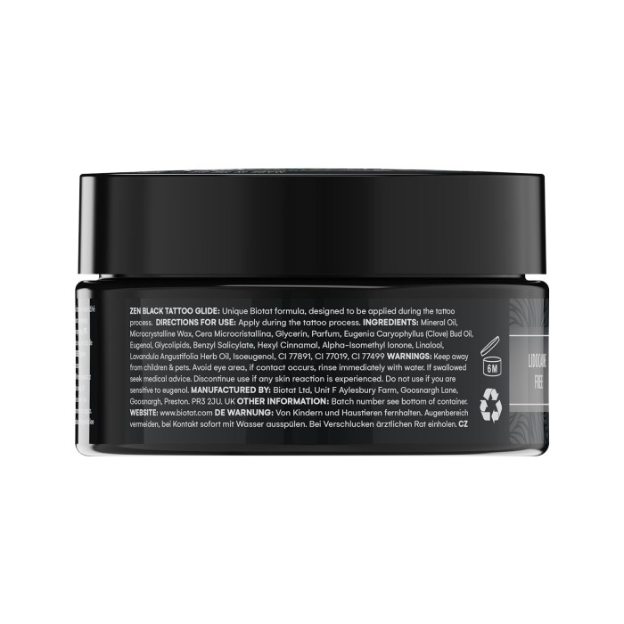 BIOTAT Tattoo Glide Anestetico Zen Nero