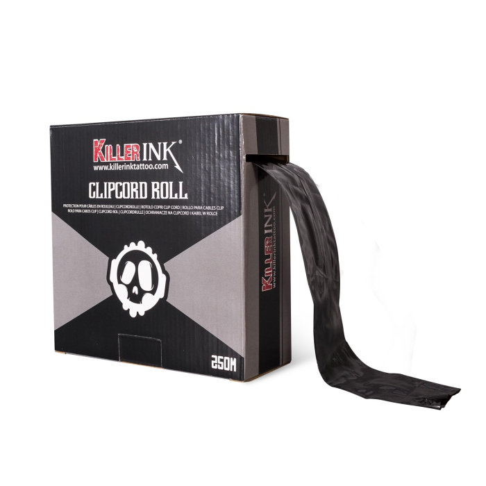 Custodia Killer Ink Black Line Clip Cord - Rotolo da 250 m non tagliato