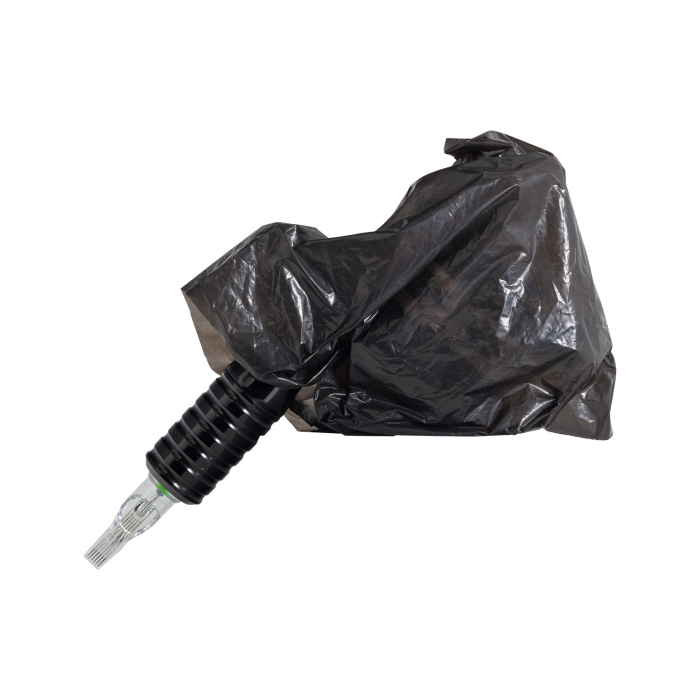 Confezione da 100 Tat2Green - Sacchetti Neri per Macchine - 130mm x 130mm