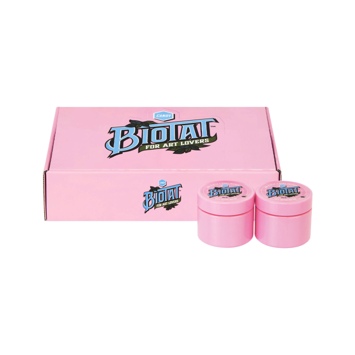 Scatola da 12 BIOTAT Tattoo Candy Soft Butter 50 ml (Espositore da Studio)